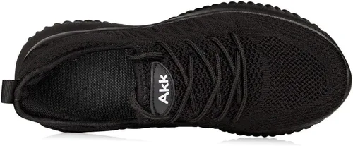 Vista 4 de Akk - Zapatos deportivos sin cordones para mujer, diseño ligero de espuma viscoelástica para caminar, gimnasio, viajes, trabajo o uso informal