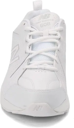 Vista 4 de New Balance 608 V5 Casual Comfort Cross Trainer para hombre Blanco/Blanco