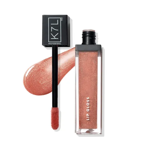 Vista 2 de K7L Brillo de labios rosa oscuro con purpurina - Juicy Glossip