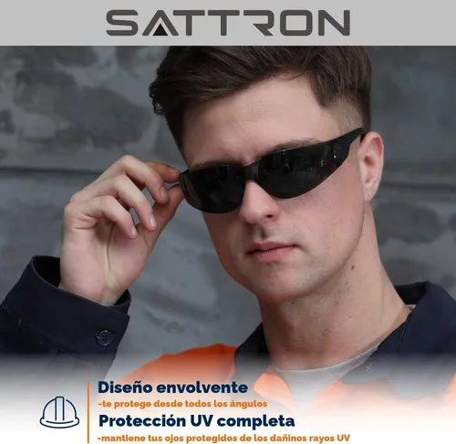 Vista 2 de 100 paquetes de gafas de seguridad teñidas, gafas protectoras resistentes a arañazos e impactos, lentes de policarbonato de humo oscuro para Paquete