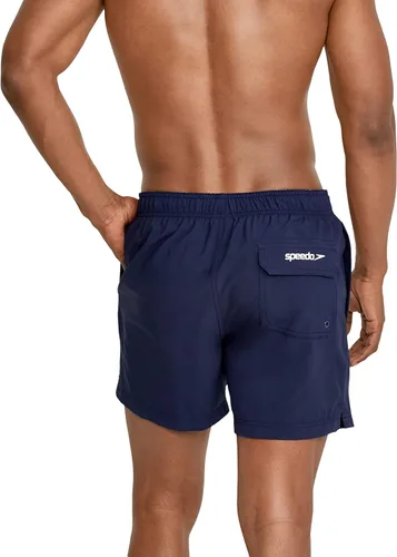 Vista 4 de Speedo Traje de baño para hombre, largo hasta la rodilla, forro cómodo Volley Solid