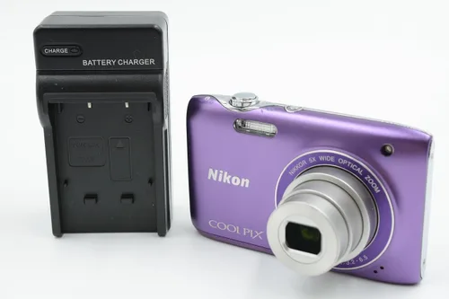Vista 8 de Nikon COOLPIX S3100 Cámara digital de 14 MP con lente de zoom óptico gran angular NIKKOR 5x y LCD de 2.7 pulgadas (rosa)