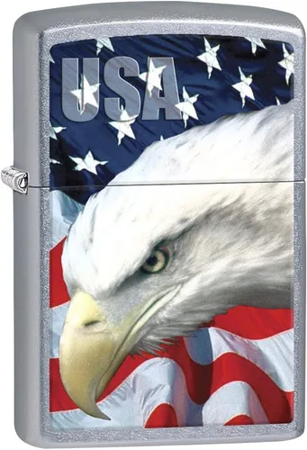 Vista 4 de Encendedores Zippo Bandera Americana