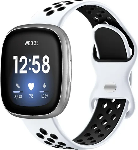 Vista 19 de Maledan Correas deportivas transpirables para Fitbit Versa 3/4, Sense/Sense 2, correas de repuesto para hombres y mujeres, accesorios para relojes