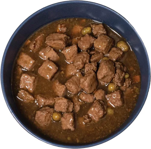 Vista 7 de Amazon Basics Paquete variado de alimentos húmedos para perros, sabor a estofado campestre y cortes en salsa con carne de res, hecho