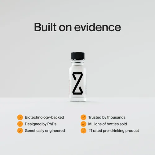 Vista 6 de ZBiotics Siéntete mejor después de beber, despierta renovado, respaldado por la ciencia, probiótico patentado para mañanas más fáciles, apto