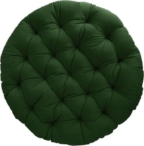 Vista 20 de Sorra Home - Cojín con mechones Papasan - Cojín redondo cómodo para silla Bucket & Moon - Cojín de piso con espuma suave para muebles