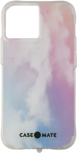 Vista 2 de Case-Mate - Funda de la colección Tough Prints para iPhone 13 Mini, delgada, protección contra caídas desde 10 pies de 5.4 pulgadas, diseño de Cloud
