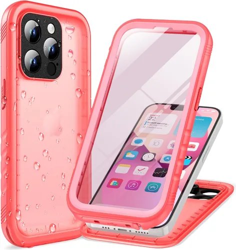 Vista 31 de Cozycase TOP - Funda impermeable militar IP68 para iPhone XR, resistente 360 a prueba de golpes, cuerpo completo, con protector de cámara