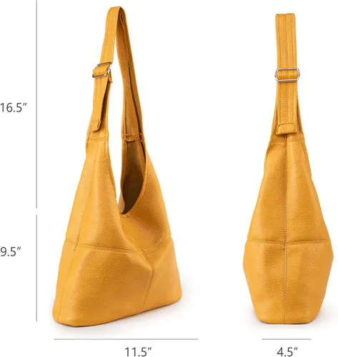 Vista 3 de Montana West - Bolso para mujer tipo hobo, ultra suave, plegable, con monedero