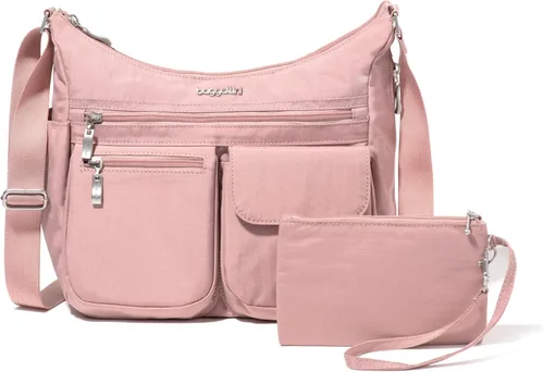 Vista 22 de Baggallini womens Everywhere Bagg Crossbody Women 11x9 Lightweight Nylon Hobo Water-resistant Travel Bag W/Rfid
