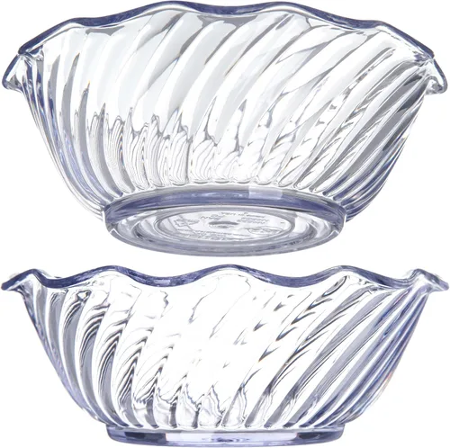 Vista 2 de Carlisle FoodService Products 453307 Cuencos de plástico para postre, 13 onzas, transparentes