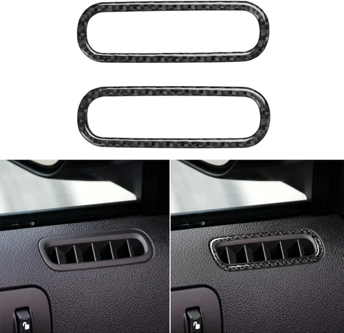Vista 11 de NVCNX Fibra de Carbono Compatible con Ford Mustang GT Shelby 2010-2014 2011 2012 2013 Consola Central del Coche Transmisión Automática Caja