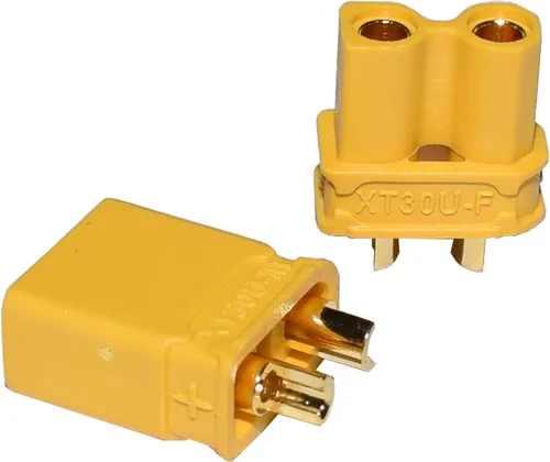Vista 5 de XT30 Conectores XT30 Conectores hembra y macho con 2 piezas de tubo retráctil para coche RC/barco/batería LiPo