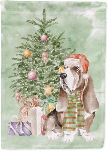 Vista 55 de Caroline's Treasures CK8213GF Bulldog Inglés #2 Regalos de Navidad y árbol de jardín Bandera de buzón Bandera decorativa para patio exterior, patio