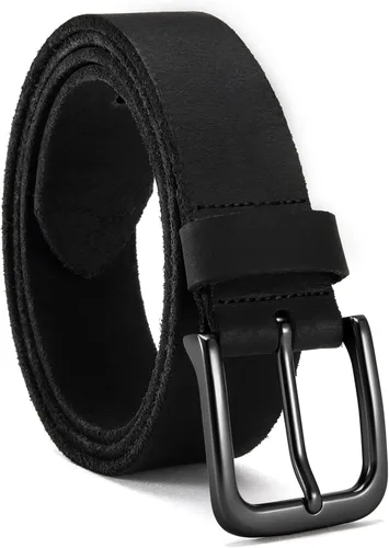 Vista 19 de CHAOREN Cinturón de cuero de grano completo para hombre, cinturones de trabajo para hombres, resistentes, uso diario para pantalones de mezclilla