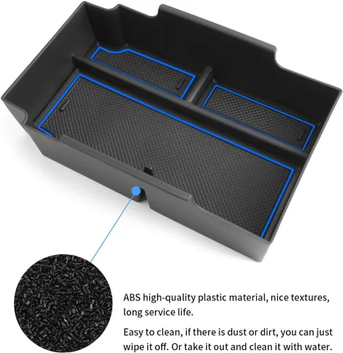 Vista 7 de YEE PIN Organizador de consola central Crosstrek 2024 para Subaru Crosstrek Accesorios 2023 2024 Crosstrek Impreza Organizador de consola Bandeja