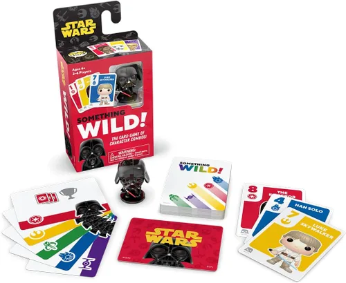 Vista 4 de Funko Pop! Something Wild! Star Wars - Tarjeta de trilogía original, juego de Darth Vader