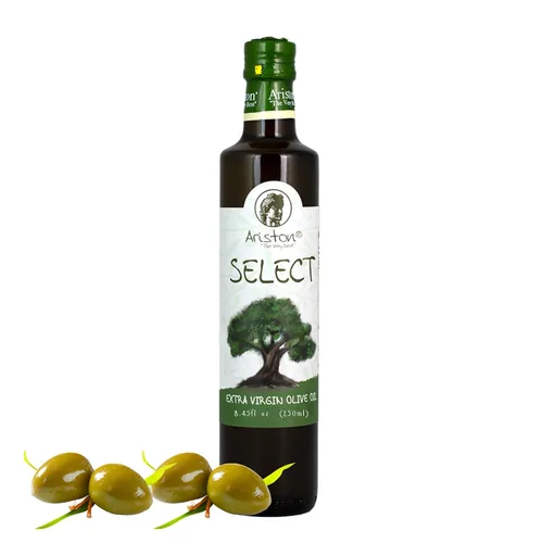 Vista 17 de Ariston "Lo Mejor" Aceite de Oliva Extra Virgen Rico en Antioxidantes, Prensado en Frío, Calidad Premium Producto de Grecia (250ml) 8.45 fl oz