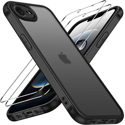 Vista 51 de ivoler Estuche 3 en 1 para iPhone 17 de 6.3" 2025 con 2 protectores de pantalla de vidrio templado [Protección de grado militar], parte trasera
