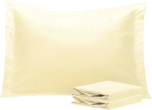 Vista 96 de NTBAY Fundas de almohada estándar, paquete de 2 fundas de almohada de microfibra cepillada de 20 x 26 pulgadas, súper suaves y acogedoras
