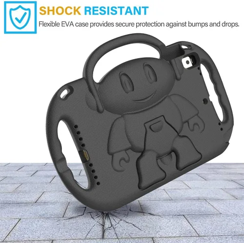 Vista 4 de SUPLIK Funda para niños para iPad de 9ª/8ª/7ª generación (10.2 pulgadas, 2021/2020/2019), Funda resistente a niños para iPad de 10.2" con asa