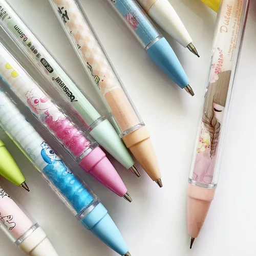 Vista 5 de sencoo Paquete de 12 lápices mecánicos creativos para estudiantes, papelería para niños, regalo de cumpleaños, premio escolar, regalo para niños