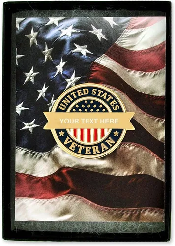 Vista 52 de PinMart Pin de veterano – Pin patriótico americano de solapa o sombrero – Orgulloso de ser retirado ejército, marina, fuerza aérea o cuerpo