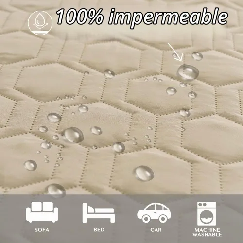 Vista 2 de Tcksstex - Funda impermeable y antideslizante para cama de perro, manta para mascotas, sofá, colchón protector para incontinencia de coche, funda