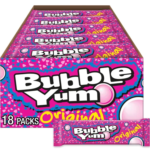 Vista 10 de BUBBLE YUM Cotton Candy Chewy, paquetes de goma de mascar, 2.82 onzas (12 unidades, 10 piezas)