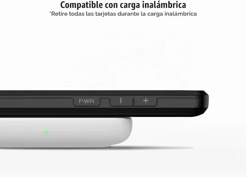 Vista 6 de Nvollnoe Funda para Samsung S20 FE con tarjetero de doble capa de protección resistente para Galaxy S20 FE, ranura para tarjeta oculta Funda delgada