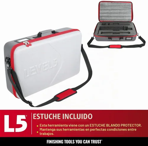 Vista 2 de LEVEL5 Bomba de Compuesto para Paneles de Yeso Llena Cajas Planas y Alisadores (Cuello de Ganso se Vende por Separado) Equipo de Grado