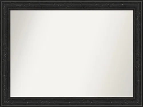 Vista 299 de Amanti Art Espejo personalizado, gran espejo de baño estrecho, espejo de pared o espejo de tocador de baño sobre el fregadero (24 x 24 pulgadas)