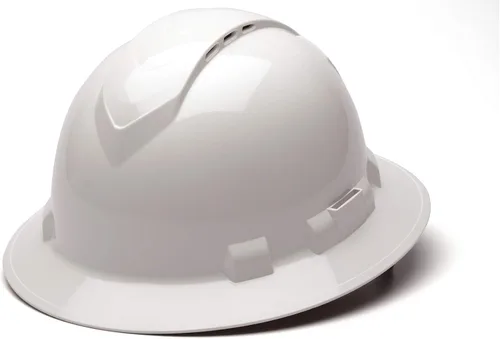 Vista 19 de Pyramex Ridgeline - Casco duro de ala completa, ventilado, con suspensión de trinquete de 4 puntos Negro