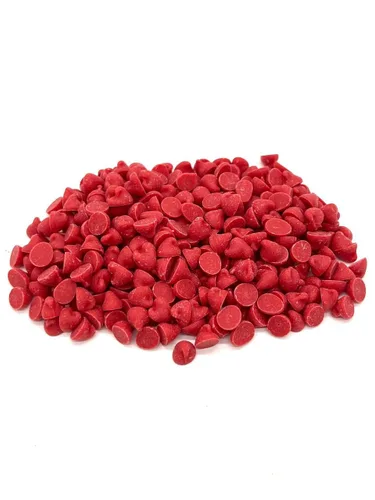 Vista 2 de Chips de cereza para hornear, tamaño a granel, (bolsa de pie resellable con cierre de cremallera de 1 libra)