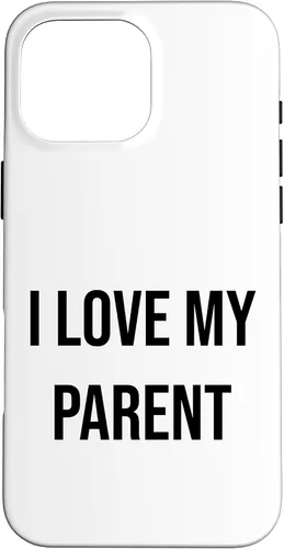 Vista 19 de iPhone 16 I Love My Parent Case