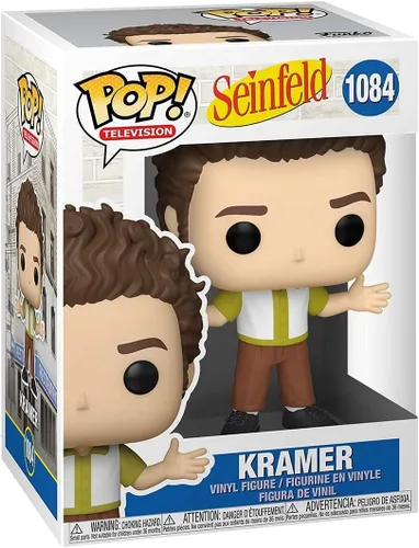 Vista 3 de POP Kramer in Shirt 1084 TV: Figura de vinilo (con protector EcoTek para proteger la caja de exhibición)