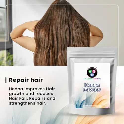 Vista 3 de Polvo de henna natural ABC 8.01 oz (8 0z)