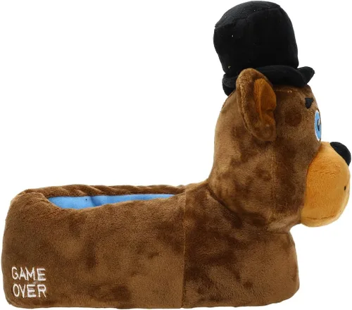 Vista 2 de Bioworld Five Nights At Freddy's 3D Freddy Head - Calcetines de felpa para jóvenes