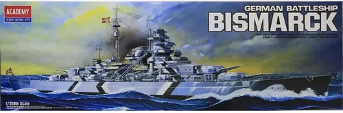 Vista 3 de Academy Kit de modelo de acorazado alemán Bismarck, azul marino