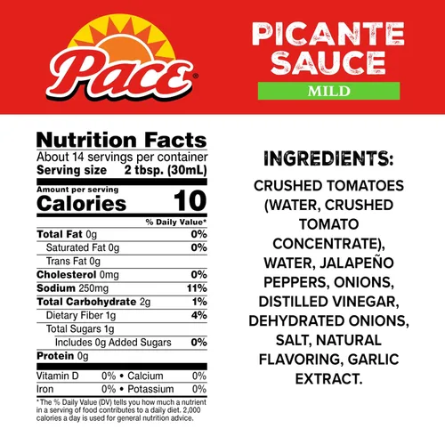 Vista 2 de Pace Salsa Picante suave, tarro de 16 onzas (paquete de 12)