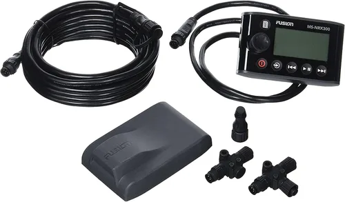 Vista 2 de Garmin Mando a distancia con cable marino Fusion MS-NRX300, con NMEA 2000, una marca Garmin de 2.13