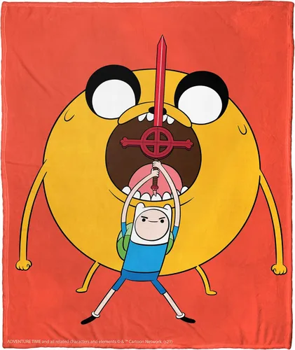 Vista 20 de Northwest Adventure Time - Manta de seda táctil, 50 x 60 pulgadas, Adventure Comic