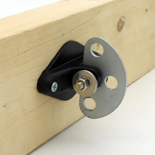 Vista 3 de 12 aisladores Pinlock con conector de puerta de 3 puntos, aisladores eléctricos de extremo de puerta de valla