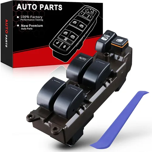 Vista 14 de Interruptor de ventana principal para Lincoln Town Car 2003 2004 2005 2006 2007 2008 Interruptor de control lateral del conductor OE# 5W1Z14529BA