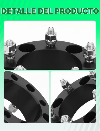 Vista 8 de YHTAUTO - Separadores de rueda de 5 x 5.5 pulgadas para Chevy, Geo, Suzuki Compatible with Tracker & Grand Vitara 5 Lug Tire Spacers, 12x1.25 &