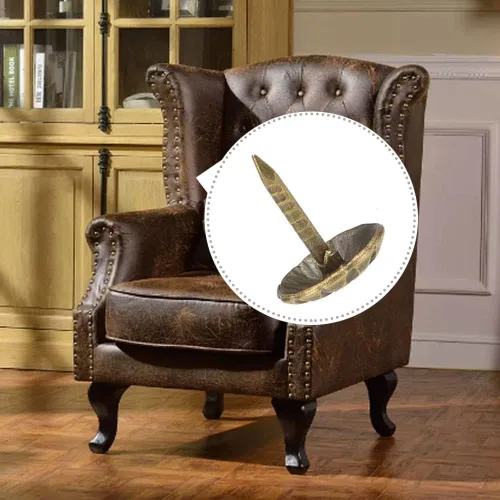 Vista 4 de Tachuelas de Tapicería Antiguas 400PCS, Clavos Tachuelas para Muebles, Clavos de Tapicería de 7/16 Pulgadas para Sofá, Silla, Cama y Otros Muebles