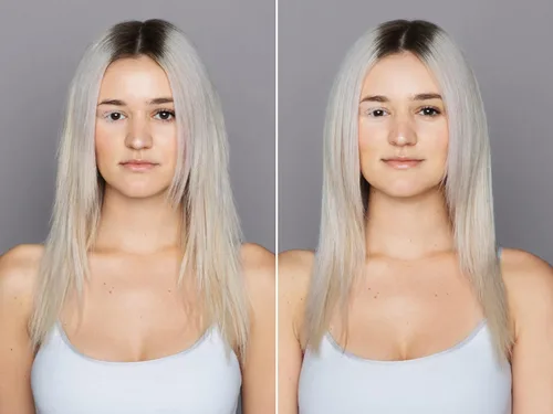 Vista 2 de GDY DYEposit - Kit de acondicionador de color (platino) y aclarador de cabello con polvo sin polvo y revelador de 25 volúmenes, kit