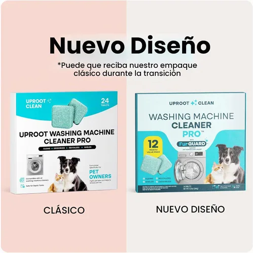 Vista 10 de Uproot Clean Tabletas de limpieza para lavadora para dueños de mascotas