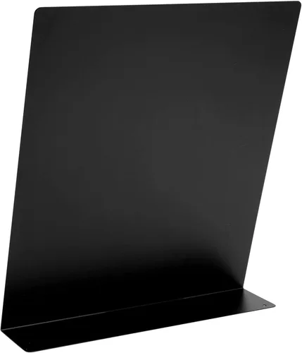 Vista 8 de Juvale Tablero magnético – Negro, 12.6 x 11 x 2.6 pulgadas – Tablero magnético de pie para escritorio y pared – Pantalla magnética para notas, fotos